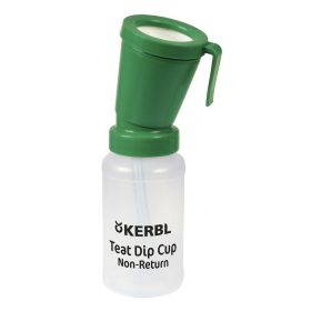   Kerbl tőgyfertőtlenítő pohár - zöld, nem visszafolyós, 300 ml