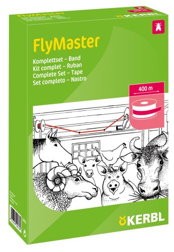 FlyMaster istállói légyfogó szalag - 400 m, komplett szett