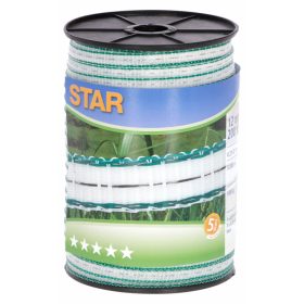 Star Classe szalag DeLuxe fehér/zöld 12 mm 200 m