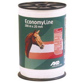 AKO EconomyLine villanypásztor szalag 200 m, 20 mm