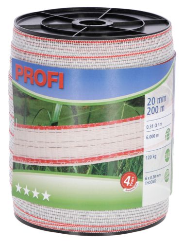 PROFI Corral szalag 200m, 20 mm